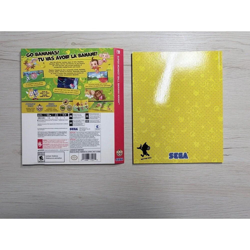 Super Monkey Ball Banana Mania Artbook